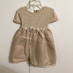 Bonnie Jean Dress, Gold, Size 18 months
